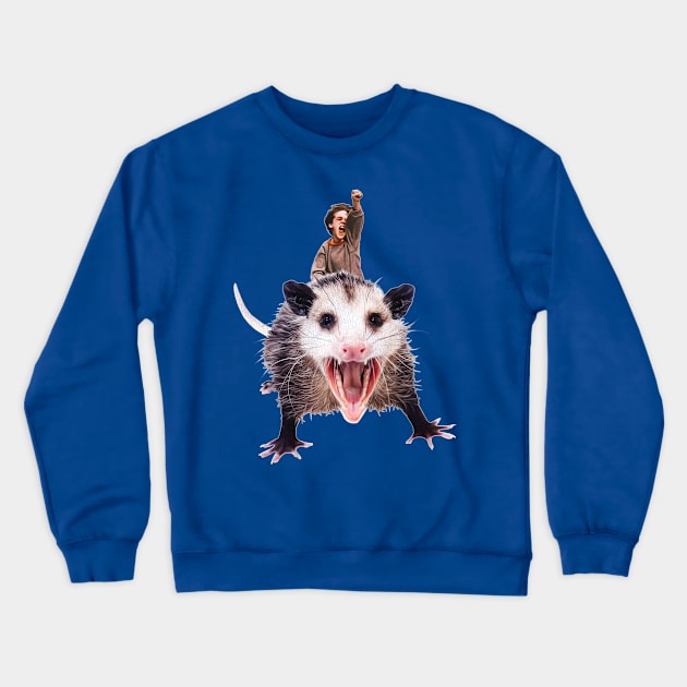 The Neverending Possum Crewneck Sweatshirt by darklordpug